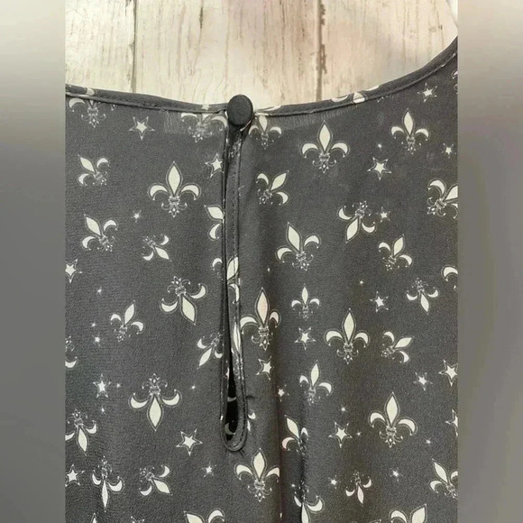 Redemption 100% silk blouse size12 black/special occasion - Picture 9 of 12